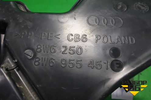 Бачок омывателя лобового стекла (8W6955451E) для Audi A4 (В9) с 2015г