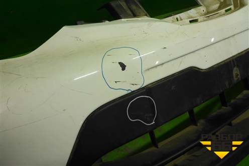 Бампер передний (до 2017г под омыватели) (620224EA0H) для Nissan Qashqai (J11E) с 2013г