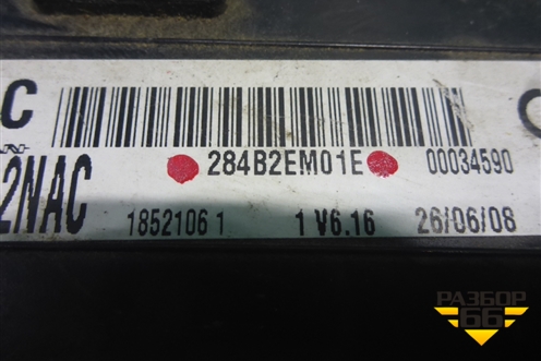 Блок комфорта (284B2EM01E) для Nissan Note (Е11) с 2005-2013г
