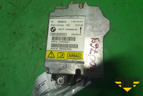 Блок управления AIR BAG (0285010070) для BMW 3-серия Е90/Е91 с 2005г