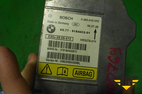 Блок управления AIR BAG (0285010070) для BMW 3-серия Е90/Е91 с 2005г