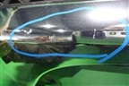 Юбка заднего бампера (AMG) (A1668804340) для Mercedes Benz ML-Klass W166 c 2011г