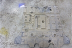 Защита картера двигателя (задняя часть) (5142060090) для Toyota Land Cruiser (200) с 2008г