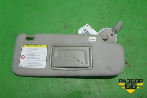 Козырёк солнцезащитный правый для Chevrolet Aveo (Т300) с 2011г