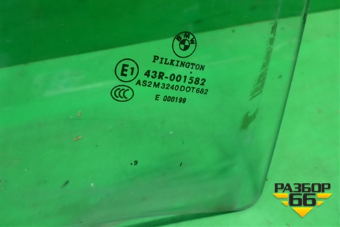 Стекло двери задней правой (седан) (51357145264) для BMW 3-серия Е90/Е91 с 2005г