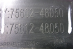 Накладка переднего крыла левого (7560248050) ( 7561248050) для Lexus RX 350 c 2015г