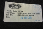 Обшивка багажника правая (седан) (4M51A31148CB3YYW) для Ford Focus 2 с 2008-2011г