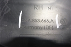 Решетка в передний бампер правая (до 2020г под парктроник) (5NA853666A) для Volkswagen Tiguan с 2016г