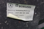 Обшивка багажника (на спинку) (A2116931391) для Mercedes Benz CLS C219 с 2004-2010г