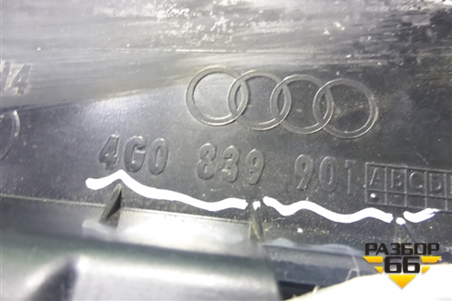 Накладка двери задней левой (на рамку) (4G0839901) для Audi A6 (C7) с 2011-2018г