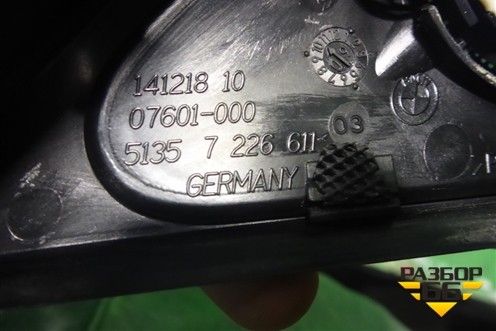 Накладка двери передней левой уголок (51357226611) для BMW 7 серия F01/F02 с 2008г