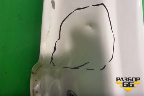 Дверь багажника без стекла (после 2017г) (6700560L30) для Toyota Land Cruiser Prado(150) с 2009г (Ленд Крузер Прадо)