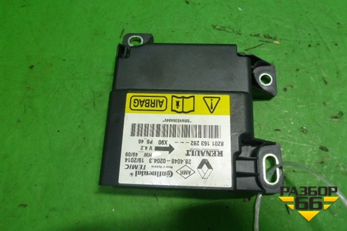 Блок управления AIR BAG (8201163280) для Renault Sandero с 2009-2014г