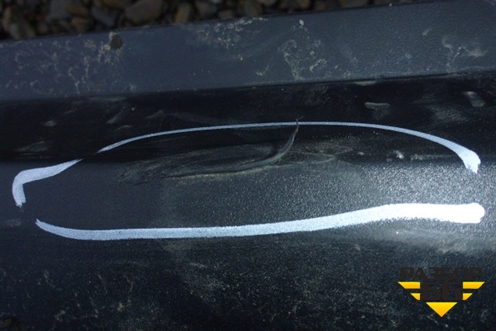 Бампер задний (до 2015г под парктроник) (5215942190) для Toyota Rav-4 с 2012-2019г (Рав 4)