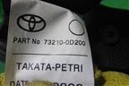 Ремень безопасности передний правый с пиропатроном (732100D200) для Toyota Yaris с 2005-2011г