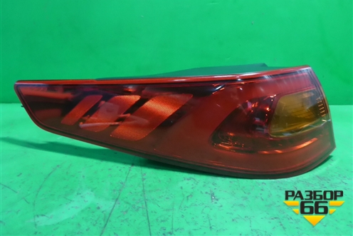 Фонарь задний наружный левый (после 2013г LED) (924012T610) для Kia Optima с 2010-2015г