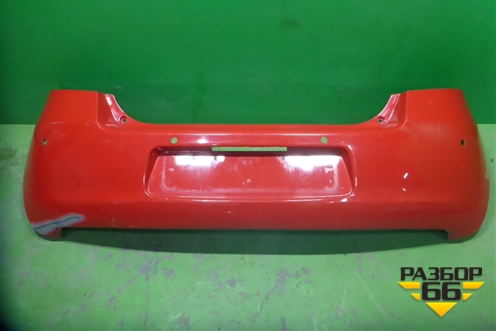 Бампер задний (под парктроник) (521590D130) для Toyota Yaris с 2005-2011г