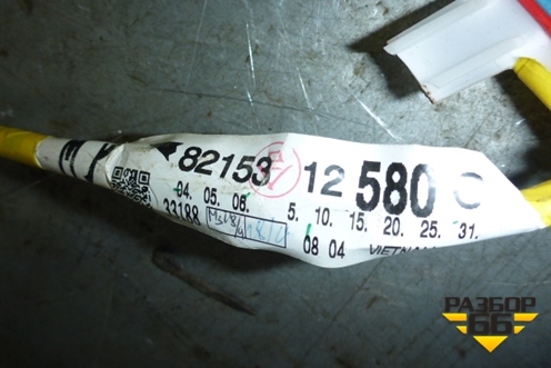 Проводка двери задней правой (8215312580C) для Toyota Corolla (E15) с 2006-2013г