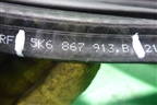 Уплотнитель двери задней левой (5K6867913B) для Volkswagen Golf VI с 2009-2012г