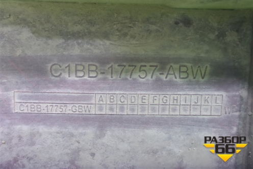 Бампер передний (C1BB17757ABW) для Ford Fiesta с 2016г