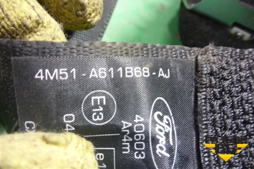 Ремень безопасности задний левый (4M51A611B68AJ) для Ford Focus 2 с 2008-2011г