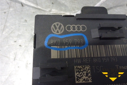 Блок комфорта (передней левой двери) (8K0929793) для Audi A5/S5 с 2007-2016г
