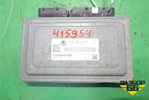 Блок управления двигателем ( 1.2л CGP МКПП) (03E906019T) для Skoda Rapid с 2013г