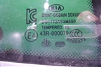 Стекло двери задней правой форточка (834273T030) для Kia Quoris с 2012г