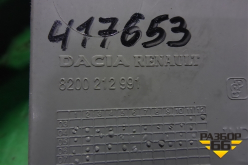 Обшивка стойки задняя верхняя правая (8200212991) для Renault Logan с 2004-2015г