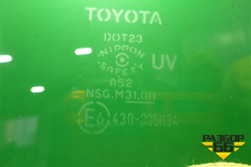 Стекло глухое правое (6271042310) для Toyota Rav-4 с 2012-2019г