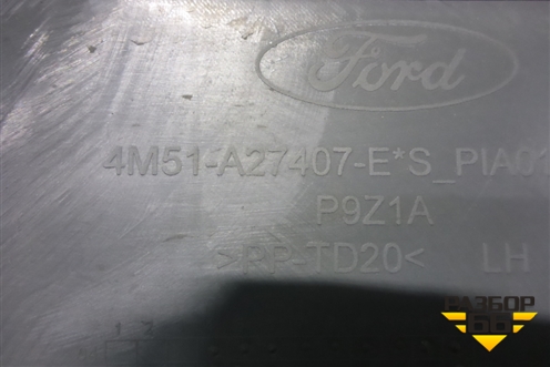 Обшивка двери задней левой под механику (универсал) (4M51A27407E) для Ford Focus 2 с 2008-2011г