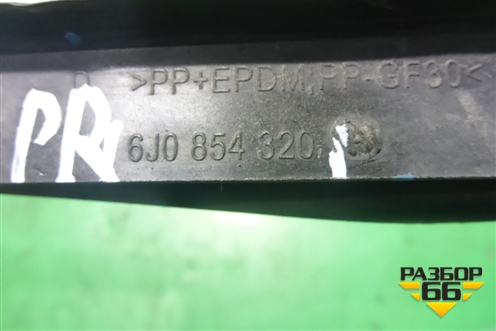 Молдинг лобового стекла правый (6J0854320) для Seat Ibiza с 2008-2017г