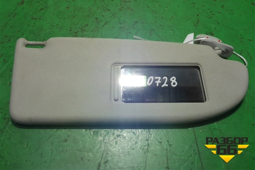 Козырёк солнцезащитный правый (6L2857552A) для Seat Ibiza с 2008-2017г