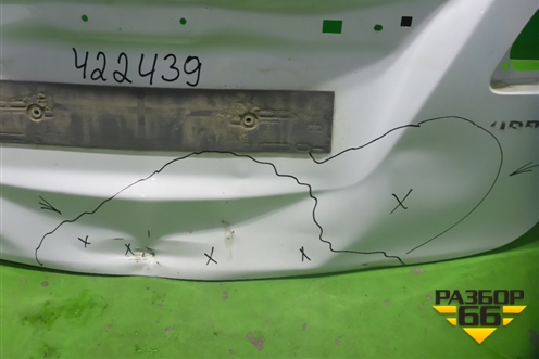 Дверь багажника без стекла (13330713) для Opel Meriva с 2010г