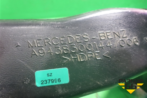 Воздуховод отопителя  (A9438300144) для Mercedes Benz  TRUCK Actros MP3 с 2008г