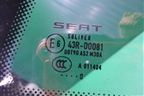 Стекло глухое левое (3-х дверный кузов 2010г) (6J3845041C) для Seat Ibiza с 2008-2017г