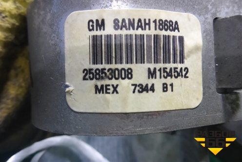Замок зажигания (АКПП 1 ключ) (25853008) для Cadillac CTS с 2008-2013г