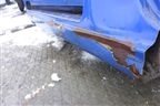 Боковина кузова правая (короткая база под распашные двери) для Volkswagen Caddy с 2004-2016г