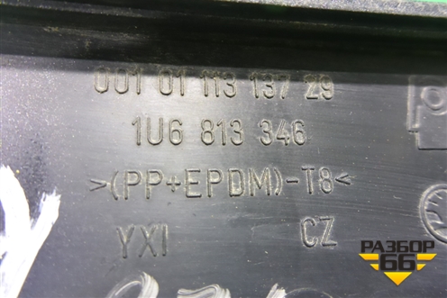 Планка под фонарь правая (лифтбэк) (1U6813346) для Skoda Octavia (А4) с 1997-2011г