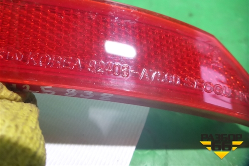 Отражатель в задний бампер правый (после 2016г) (92406A7500) для Kia Cerato с 2013г