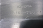 Юбка заднего бампера (до 2017г) (5216978020) для Lexus NX 200 с 2014-2021г