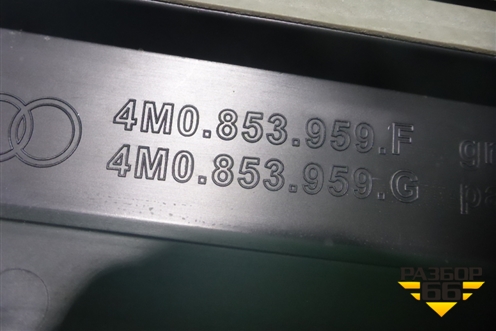 Накладка двери передней левой (4M0853959F) для Audi Q7 c 2015г