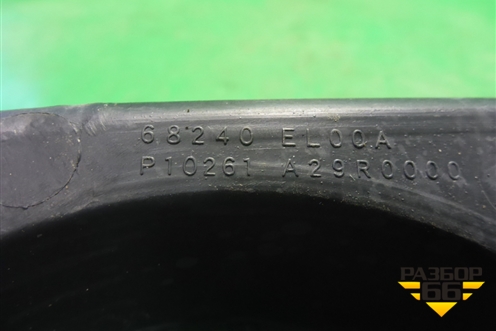 Накладка на щиток приборов (68240EL00A) для Nissan Tiida (C11X) с 2004-2013г