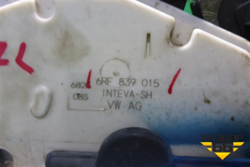 Замок двери задней левой (7 контактов) (6RF839015) для Volkswagen Polo (седан) с 2010г