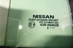 Стекло двери задней правой (седан) (82300EL000) для Nissan Tiida (C11X) с 2004-2013г