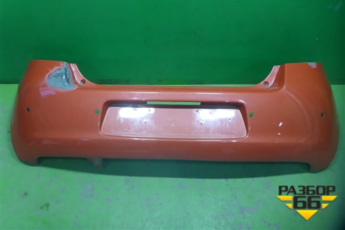 Бампер задний (под парктроник) (521590D130) для Toyota Yaris с 2005-2011г