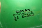 Стекло двери задней правой форточка (седан 2007г) (82262EL400) для Nissan Tiida (C11X) с 2004-2013г