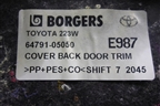 Обшивка крышки багажника (6479105050) для Toyota Avensis с 2003-2009г