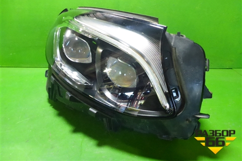 Фара правая (до 2019г Full Led две линзы адаптивная без блоков) (A2539060401) для Mercedes Benz GLC-Klass X253  с 2015г
