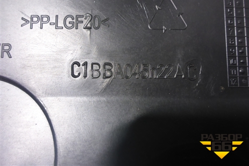 Стеклоподъёмник механический задний правый (C1BBA045H22AC) для Ford Fiesta с 2008-2015г